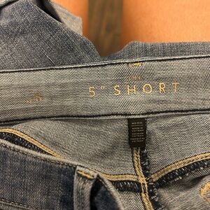 5" Short Denim Shorts by White House Black Market